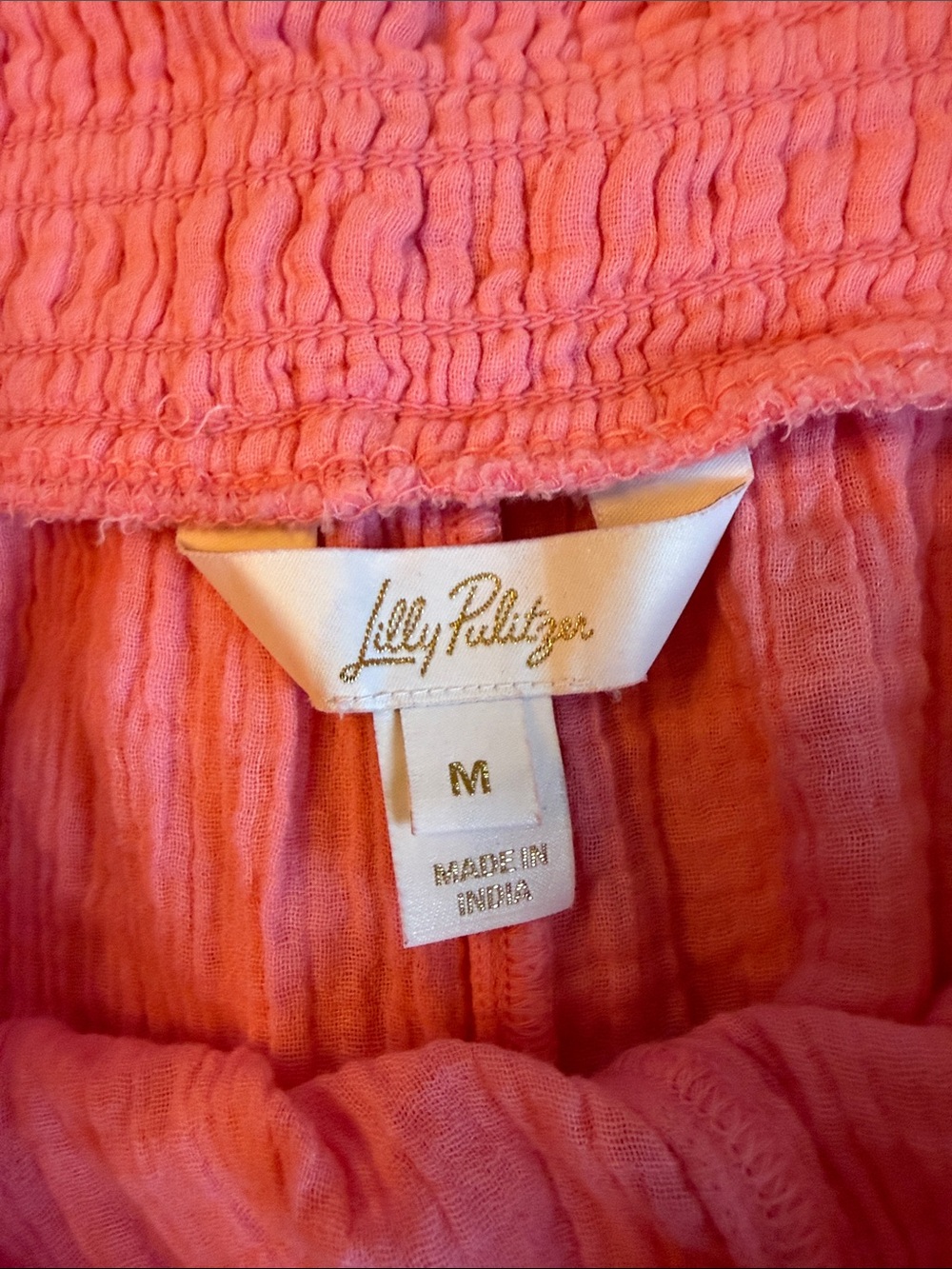 Lilly Pullitzer cotton Cover Up Pants in :
Rousseau Pink size M - Picture 3 of 6